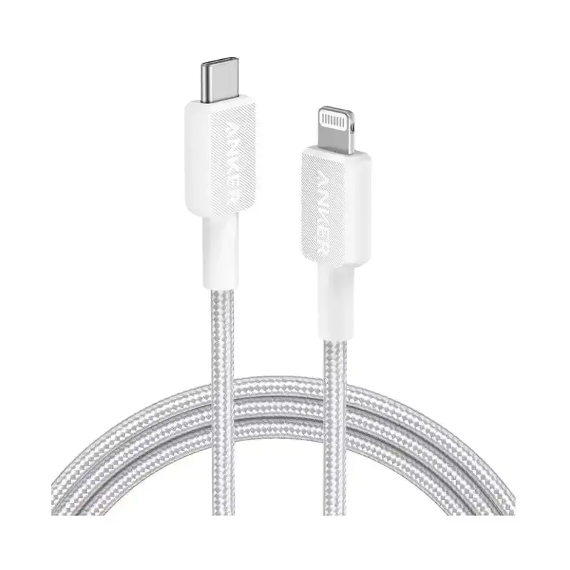 کابل انکر مدل Anker 322 USB-C to Lightning A81B5 با طول 90 سانتی‌متر